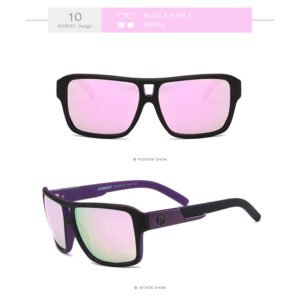 Purple Boom –  Dubery Lentes de sol Unisex polarizados con Protección UV400