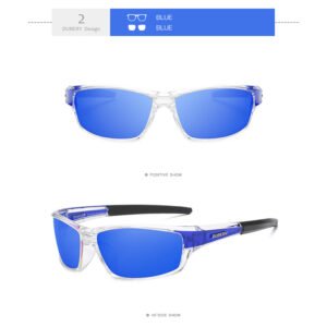 Sport Blue –  Dubery Lentes de sol para Hombre polarizados con Protección UV400