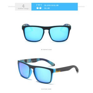 Skyblue Consistent – Dubery Lentes de sol para Hombre polarizados con Protección UV400