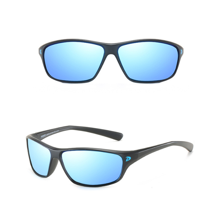 Speed Blue Glasses – Dubery Lentes de sol para hombre polarizados con UV400